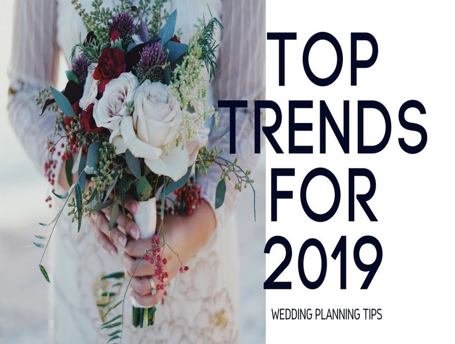 2019 wedding trends to look out for